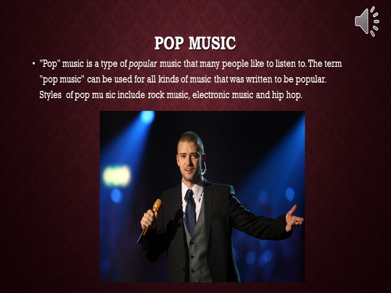 POP music 